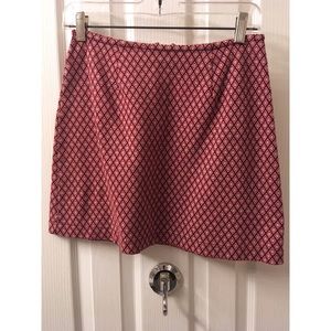 Vintage Knit Jacquard Pattern Skirt